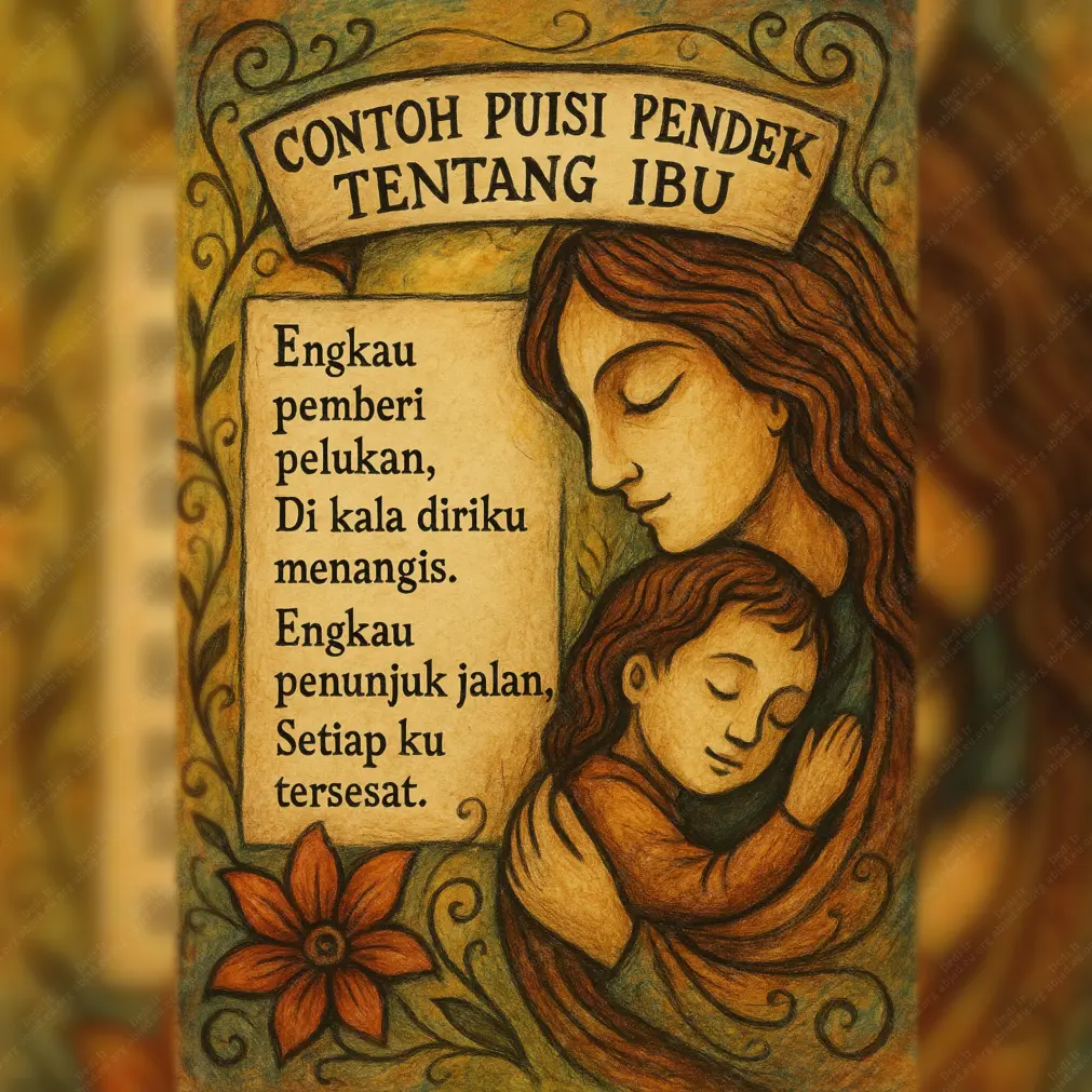 contoh puisi pendek tentang ibu