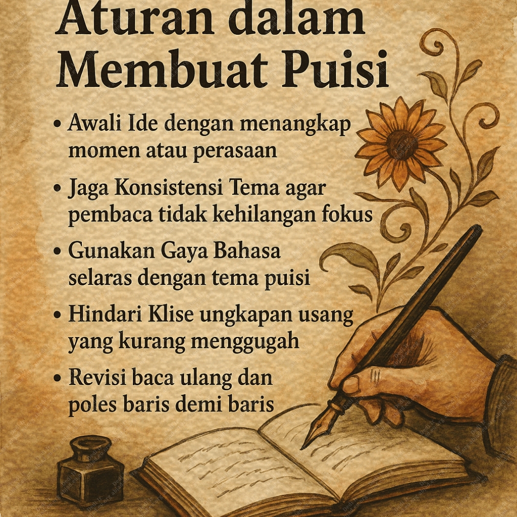 Aturan dalam membuat puisi